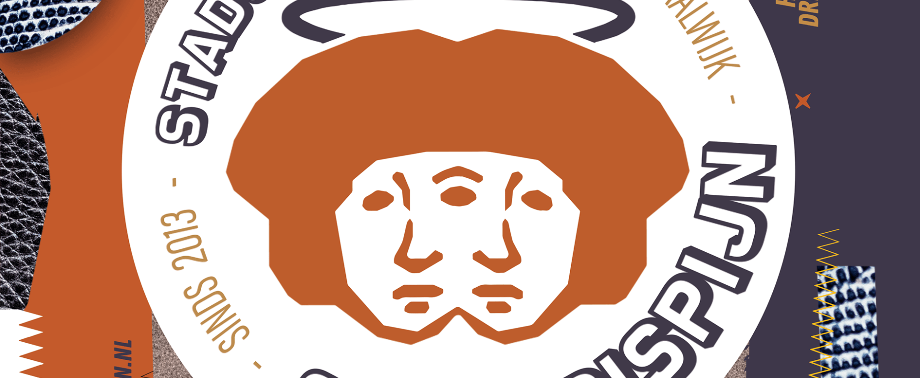 Afbeelding van de sticker van Brouwerij Sint Crispijn, ontworpen door Graphik. De sticker heeft het logo en de huisstijl van de brouwerij en is ontworpen om de unieke identiteit van de ambachtelijke brouwerij te versterken, perfect voor het branden van producten en verpakkingen.